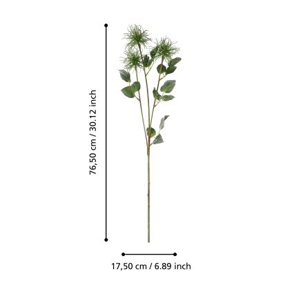 Eglo - Umjetni cvijet 76,5 cm zelena