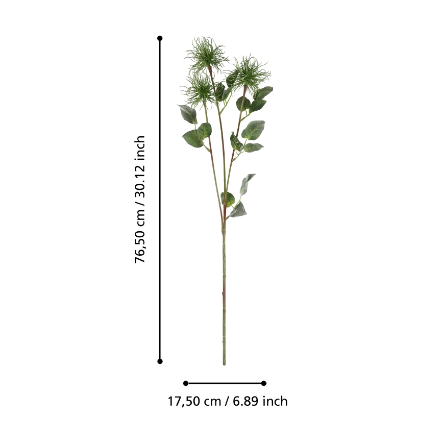 Eglo - Umjetni cvijet 76,5 cm zelena