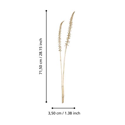 Eglo - Umjetni cvijet 71,5 cm zlatna