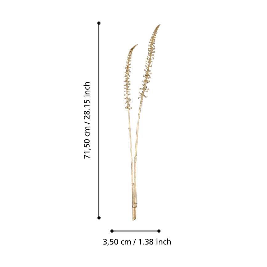 Eglo - Umjetni cvijet 71,5 cm zlatna