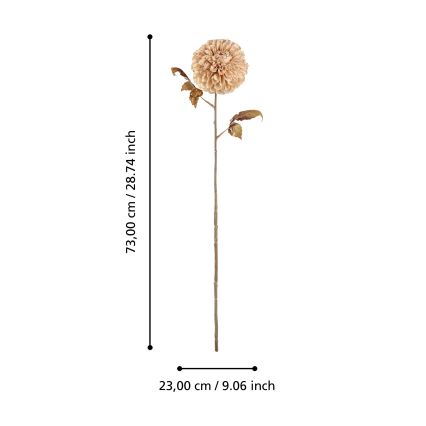 Eglo - Umjetni cvijet 73 cm bež