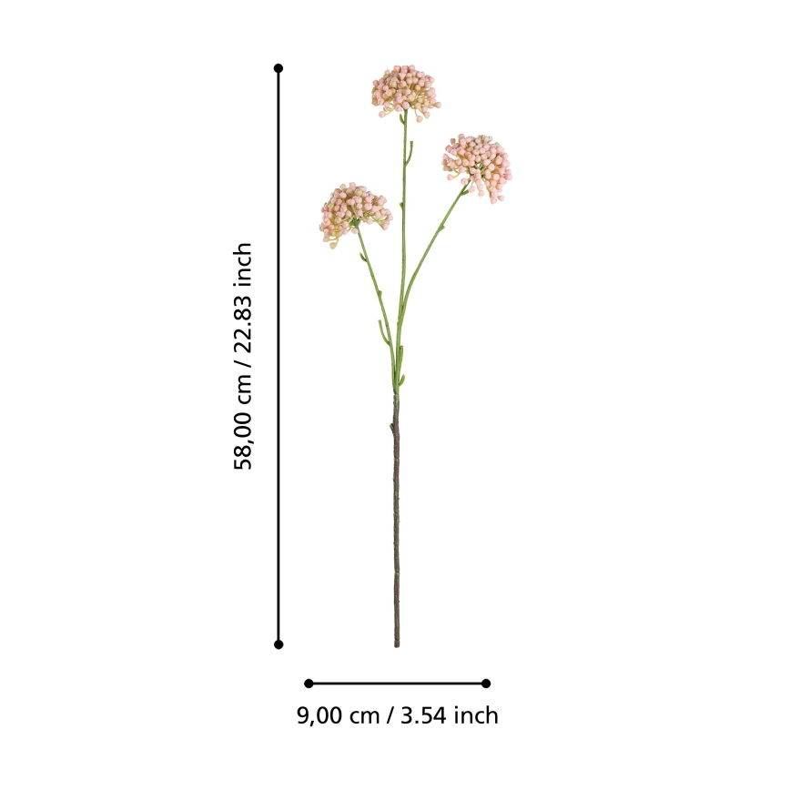 Eglo - Umjetni cvijet 58 cm ružičasta