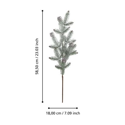 Eglo - Umjetna borova grančica 58,5 cm zelena