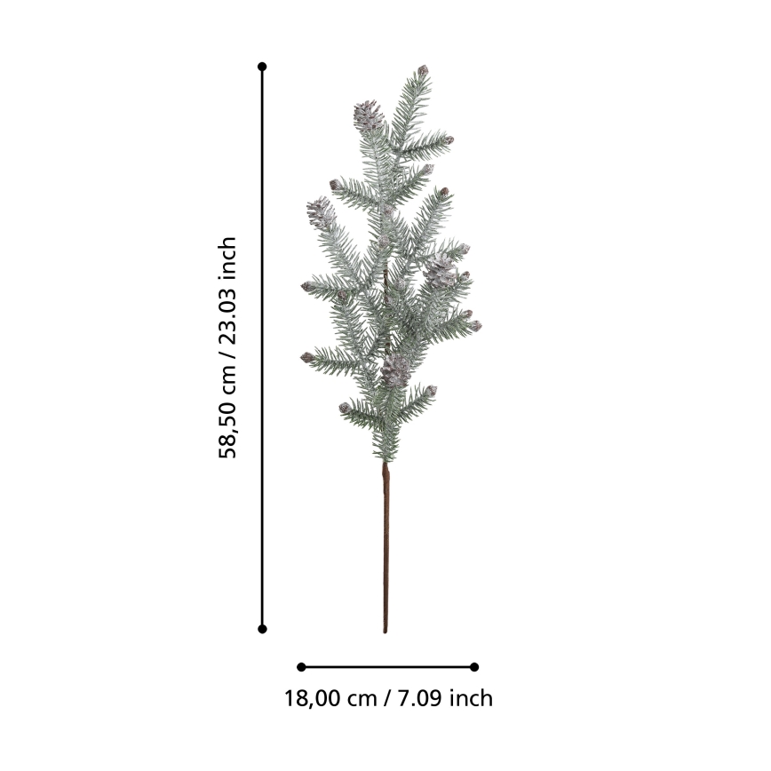 Eglo - Umjetna borova grančica 58,5 cm zelena
