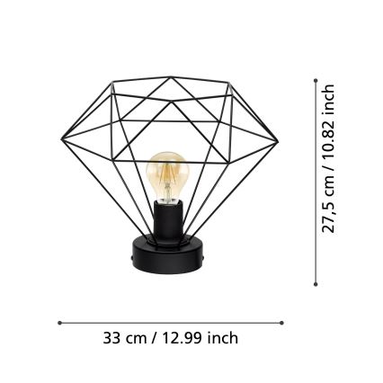 Eglo - Nadgradni luster 1xE27/60W/230V