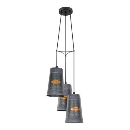Eglo 43108 - Luster na sajli HONEYBOURNE 3xE27/60W/230V