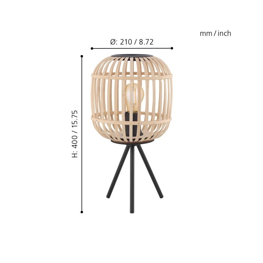 Eglo - Stolna lampa 1xE27/28W/230V