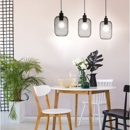 Eglo - Luster na sajli 3xE27/60W/230V