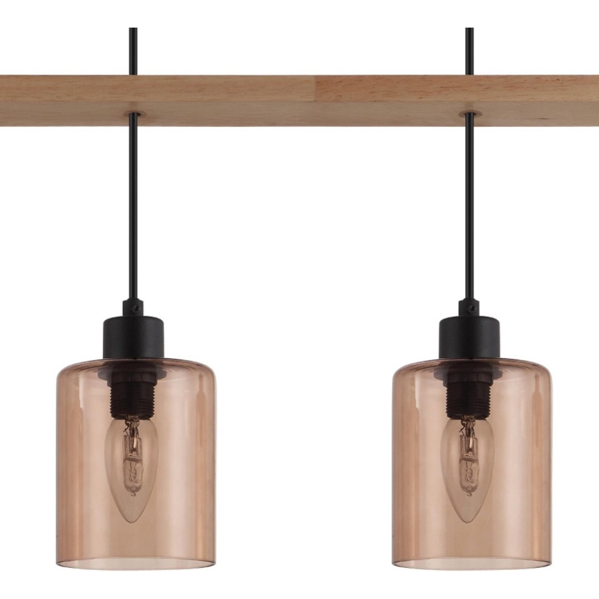 Eglo - Luster na sajli 4xE14/40W/230V