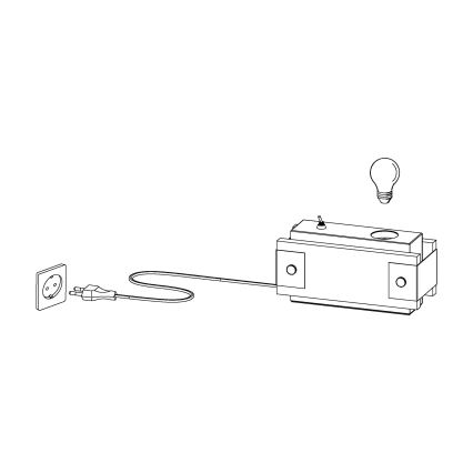 Eglo - Stolna lampa 1xE27/16W/230V