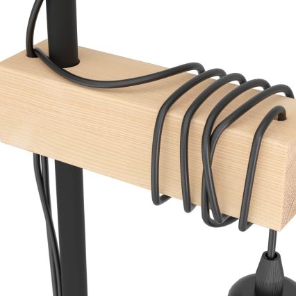 Eglo - Podna lampa TOWNSHEND 2xE27/10W/230V - FSC certificirano