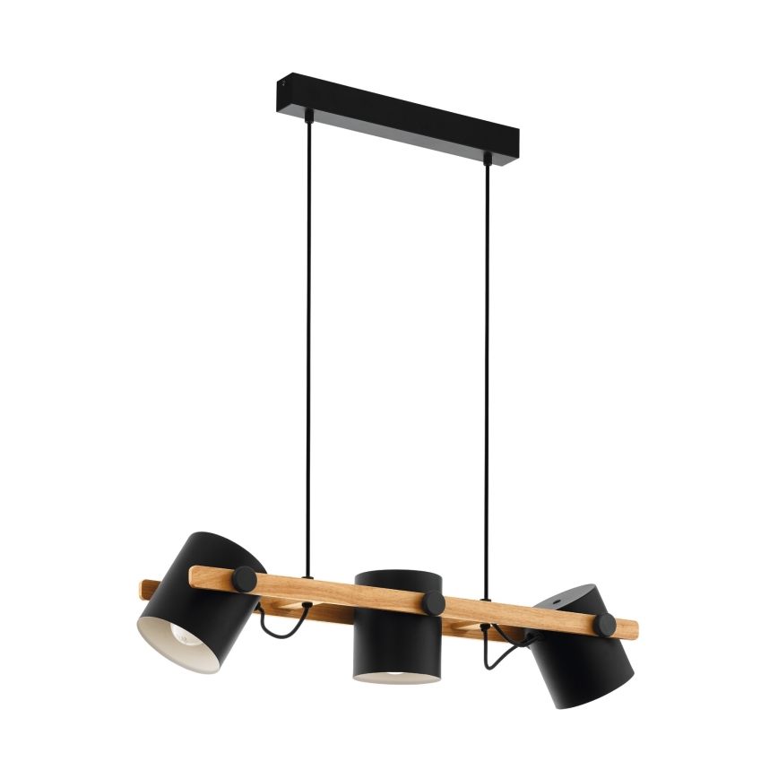 Eglo - Luster na sajli 3xE27/60W/230V - FSC certificirano
