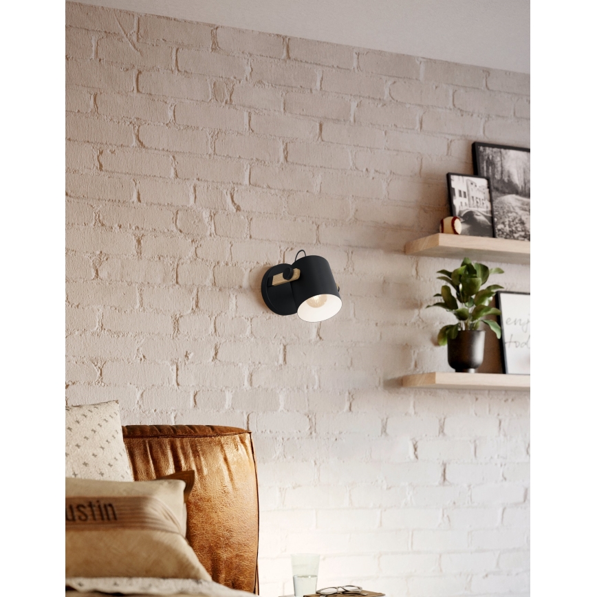 Eglo - Zidna svjetiljka 1xE27/28W/230V - FSC certificirano