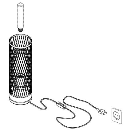 Eglo - Stolna lampa 1xE27/40W/230V