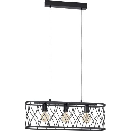 Eglo - Luster na sajli 3xE27/40W/230V