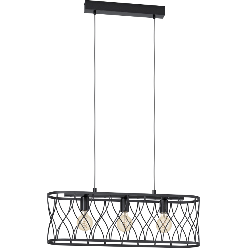 Eglo - Luster na sajli 3xE27/40W/230V