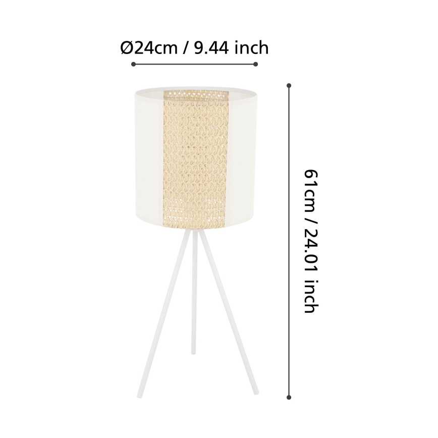 Eglo - Stolna lampa 1xE27/40W/230V