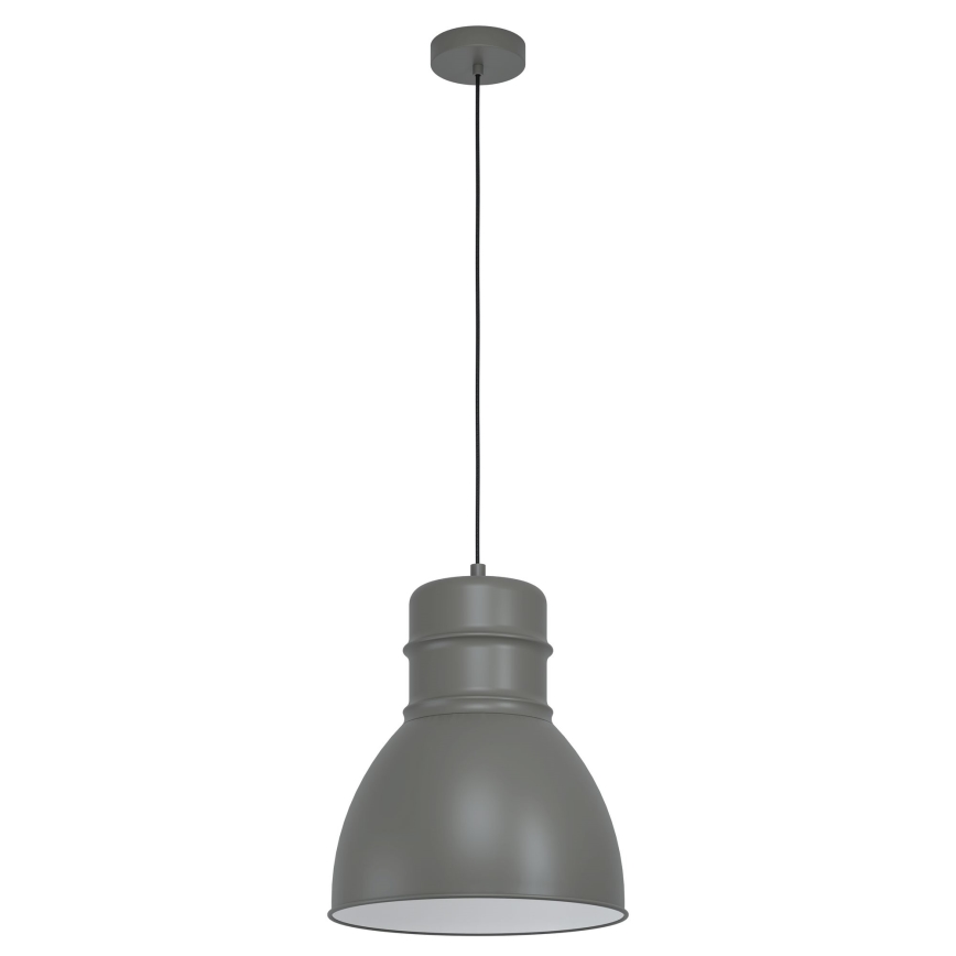 Eglo - Luster na sajli 1xE27/60W/230V siva