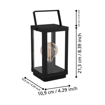 Eglo - Stolna lampa 1xE27/60W/230V