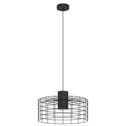 Eglo - Luster na sajli 1xE27/40W/230V pr. 48 cm crna