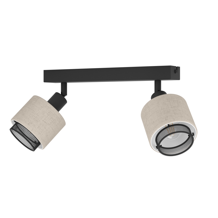 Eglo - Zidna svjetiljka 2xE14/40W/230V crna/bež
