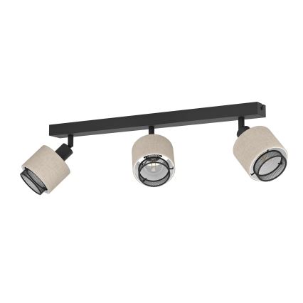 Eglo - Zidna svjetiljka 3xE14/40W/230V crna/bež