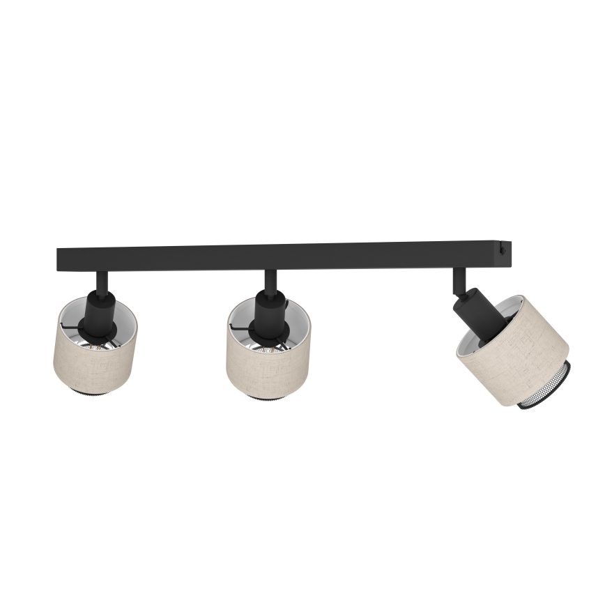 Eglo - Zidna svjetiljka 3xE14/40W/230V crna/bež