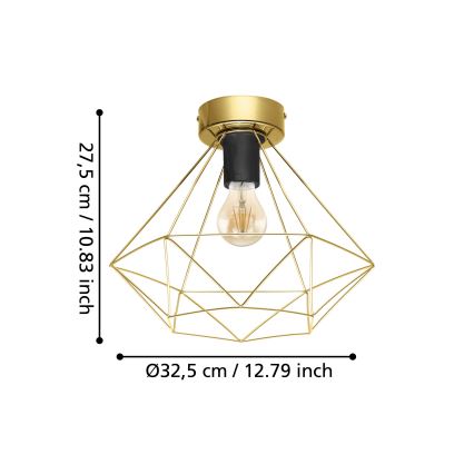 Eglo - Stropna svjetiljka 1xE27/60W/230V