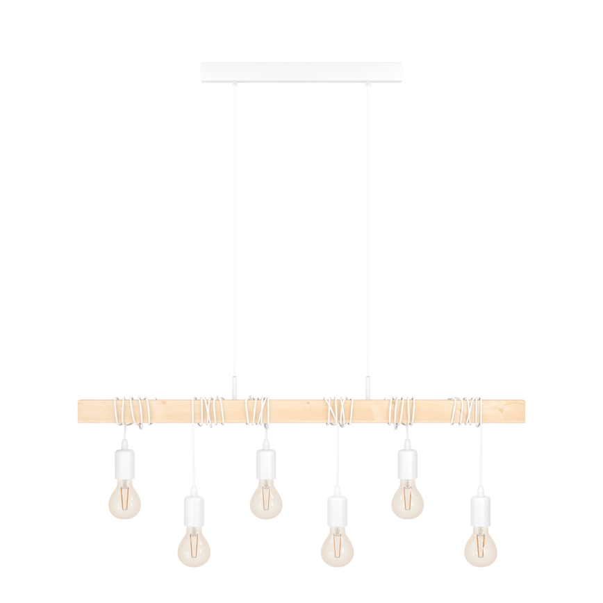 Eglo - Luster na sajli TOWNSHEND 6xE27/60W/230V