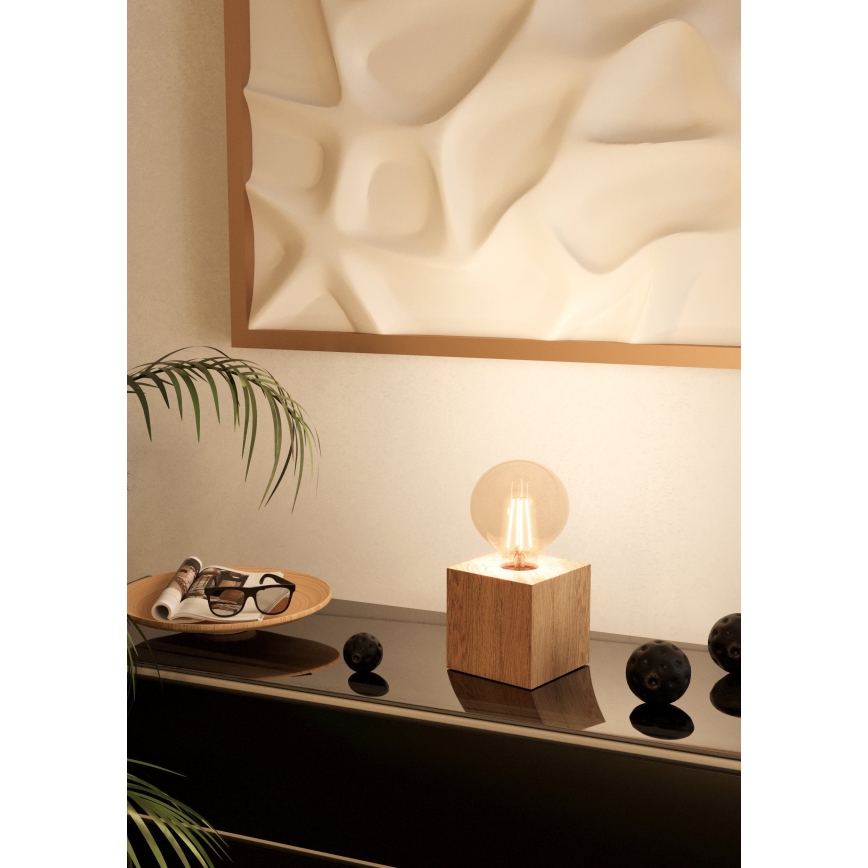 Eglo - Stolna lampa 1xE27/40W/230V bež