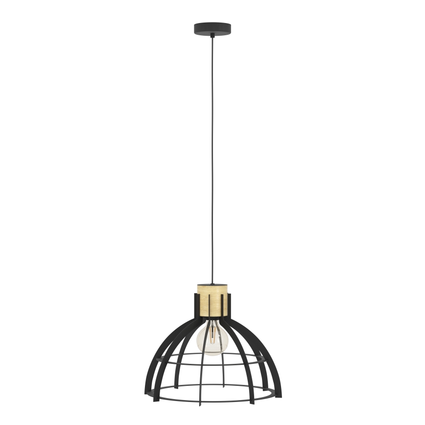 Eglo - Luster na sajli 1xE27/40W/230V crna