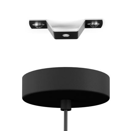 Eglo - Luster na sajli 1xE27/40W/230V crna