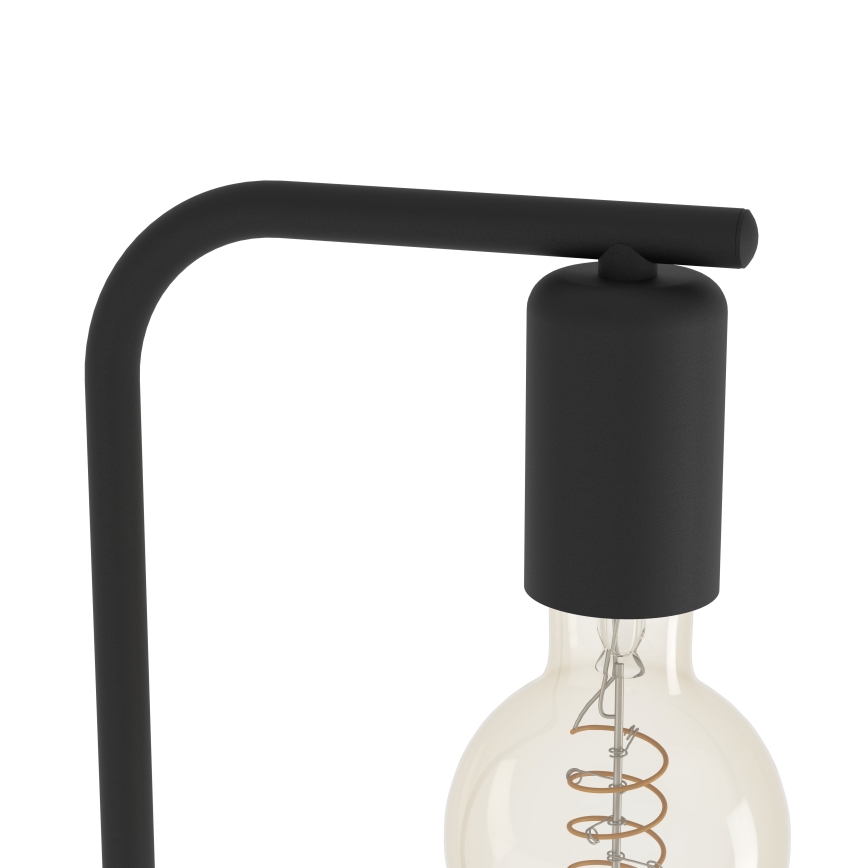 Eglo - Podna lampa 1xE27/40W/230V crna