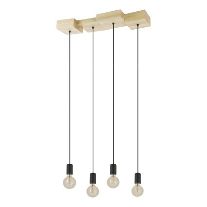 Eglo - Luster na sajli 4xE27/40W/230V