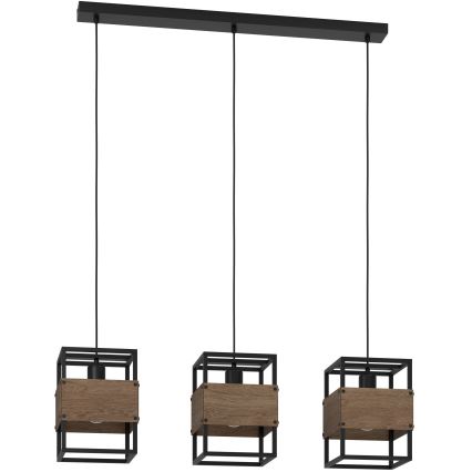 Eglo - Luster na sajli 3xE27/40W/230V