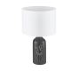 Eglo - Stolna lampa 1xE27/40W/230V bijela/crna