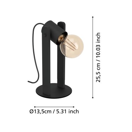 Eglo - Stolna lampa 1xE27/15W/230V