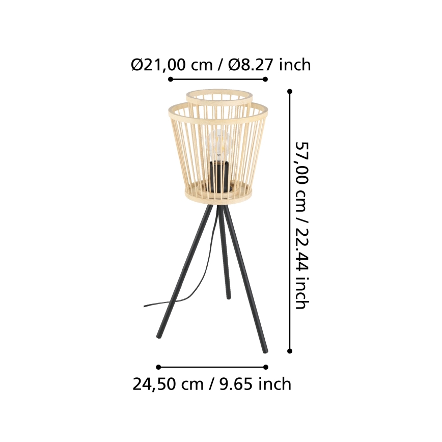Eglo - Stolna lampa 1xE27/40W/230V