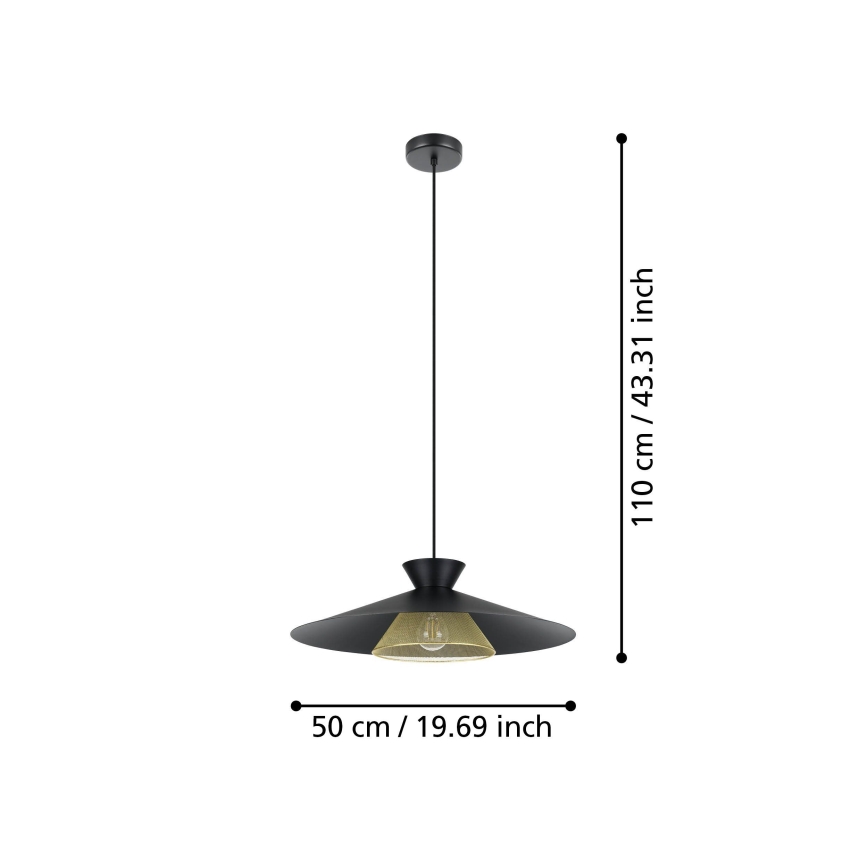 Eglo - Luster na sajli 1xE27/40W/230V