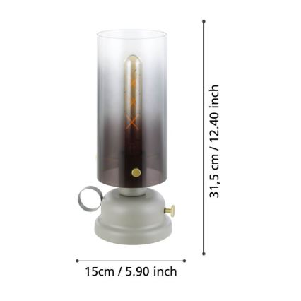 Eglo - Stolna lampa 1xE27/40W/230V