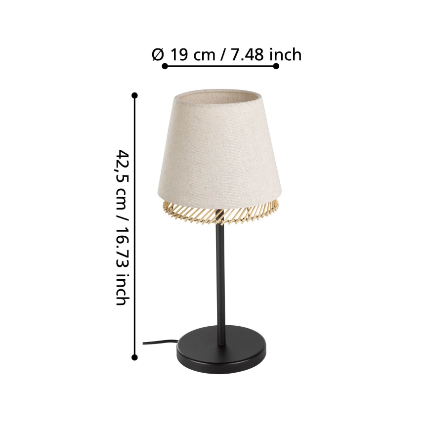 Eglo - Stolna lampa 1xE27/40W/230V