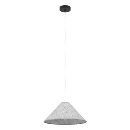 Eglo - Luster na sajli 1xE27/40W/230V siva