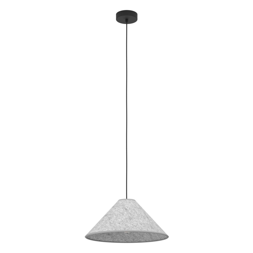 Eglo - Luster na sajli 1xE27/40W/230V siva