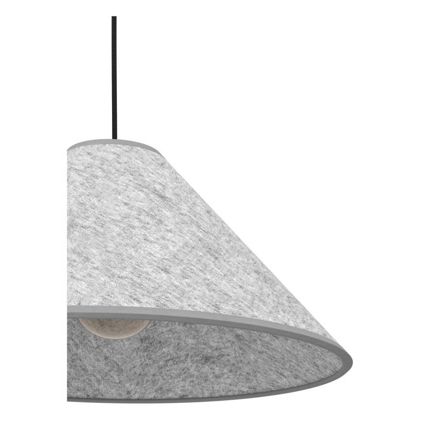 Eglo - Luster na sajli 1xE27/40W/230V siva