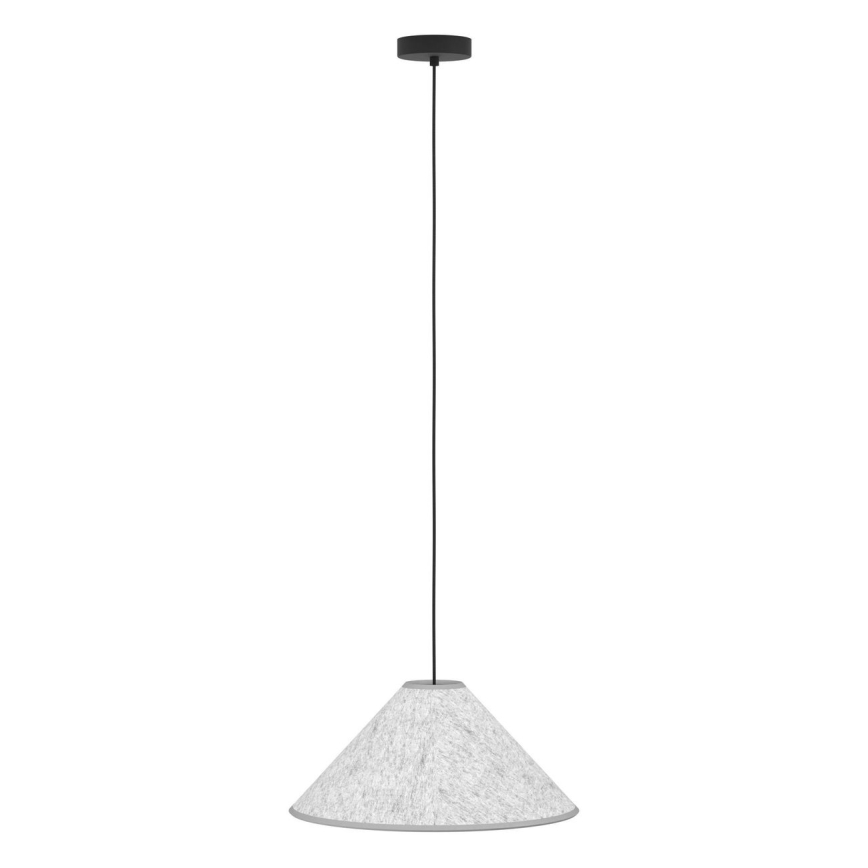 Eglo - Luster na sajli 1xE27/40W/230V siva