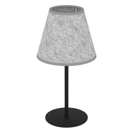 Eglo - Stolna lampa 1xE27/40W/230V siva