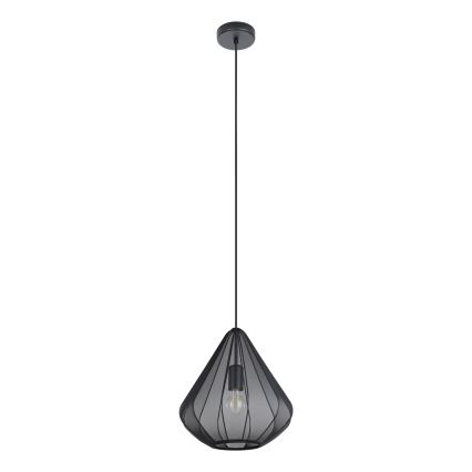 Eglo - Luster na sajli 1xE27/40W/230V pr. 33,5 cm crna
