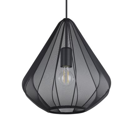 Eglo - Luster na sajli 1xE27/40W/230V pr. 33,5 cm crna