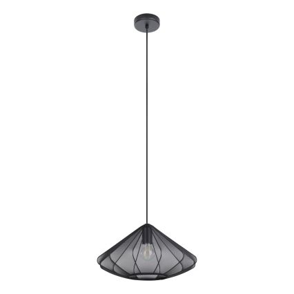 Eglo - Luster na sajli 1xE27/40W/230V pr. 42,5 cm crna