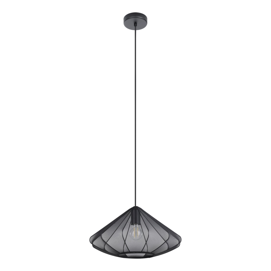 Eglo - Luster na sajli 1xE27/40W/230V pr. 42,5 cm crna
